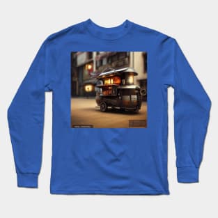 Steampunk Tokyo Ramen Cart Long Sleeve T-Shirt